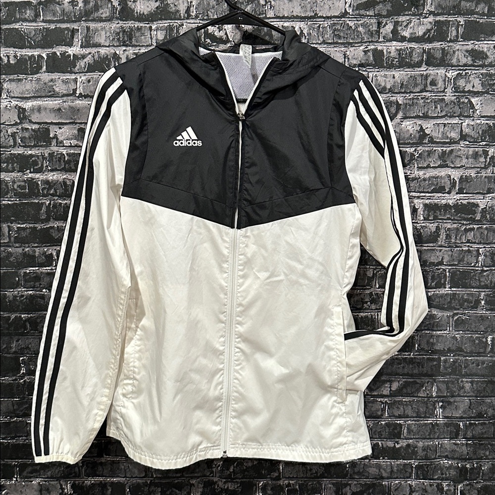 Adidas Monochrome Hooded Jacket